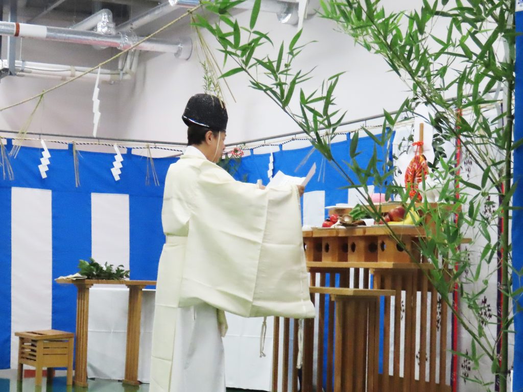 北陸事業所滑川製造部の建屋増築工事竣工式